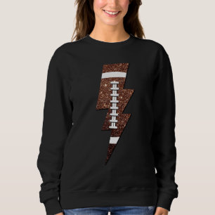 Fußball Mama Retro Mama American Football Fan Spie Sweatshirt