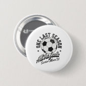 Fußball-Mama Senior 2026 Distressed  Button (Vorne & Hinten)