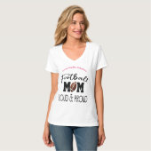 Fußball-Mama-Spieltag T-Shirt (Vorderseite Vollansicht)