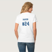 Fußball-Mama-Spieltag T-Shirt (Rückseite Vollansicht)