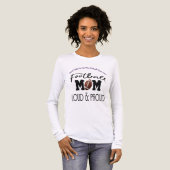 Fußball-Mama-Spieltag Tri-Blend Shirt (Vorderseite voll)
