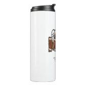 Fußball Mama Sportfan Mannschaftsspiel Personalisi Thermosbecher (Nach links gedreht)