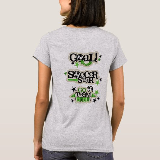 Fußball-Mama T-Shirt (Rückseite)