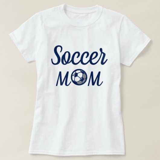 Fußball-Mama T-Shirt (Design vorne)