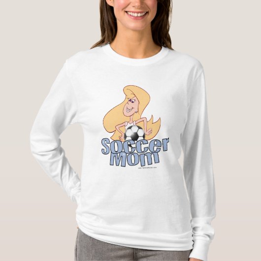Fußball-Mama T-Shirt (Vorderseite)