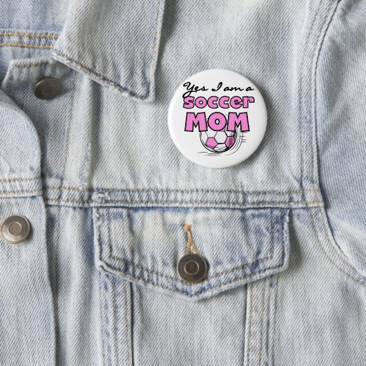 Fußball-Mama-T-Shirts und Geschenke Button (Beispiel)