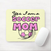 Fußball-Mama-T-Shirts und Geschenke Mousepad (Mit Mouse)