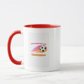 Fußball-Mama-Tasse – Sie Steht Hinter Jedem Tor Ma Tasse (Links)