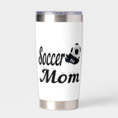 Fußball-Mama Thermobecher (Rückseite)