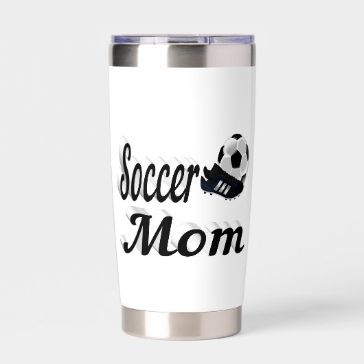 Fußball-Mama Thermobecher (Vorderseite)