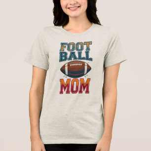 Fußball-Mama Tri-Blend Shirt