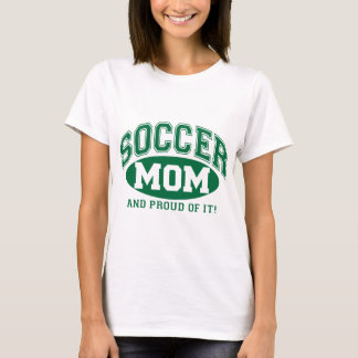 Fußball Mama und stolz darauf! -Grün T-Shirt
