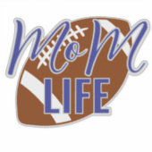 Fußball Mama Vinyl Car Fenster Aufkleber (Vorderseite)