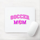 Fußball-Mama Zeichnend und Text ganz rosa Mousepad (Mit Mouse)