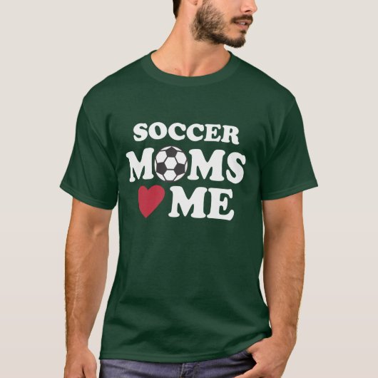 FUSSBALL-MAMAS "HERZ" ICH T-Shirt (Vorderseite)