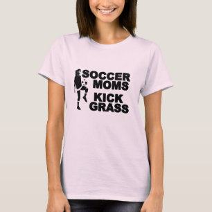 Fußball-Mamas Kick Grass T-Shirt