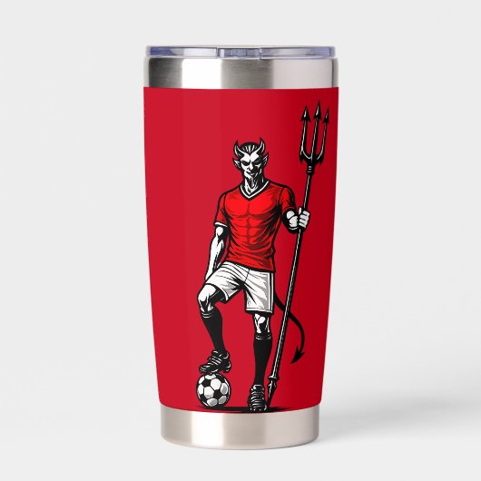 Fußball Manchester Thermobecher (Rückseite)