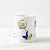 Fußball Mann Tasse (Mittel)
