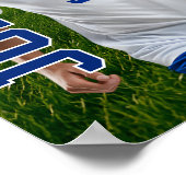 Fußball-Mannchaftsfoto für Senioren Benutzerdefini Poster (Ecke)