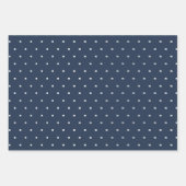 Fußball-Mannschaft blaue personalisierte erste Geschenkpapier Set (Vorderseite 2)