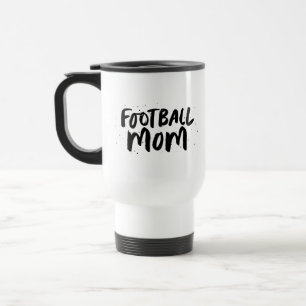 Fußball-Mannschaft Mutter stylish Black type perso Reisebecher