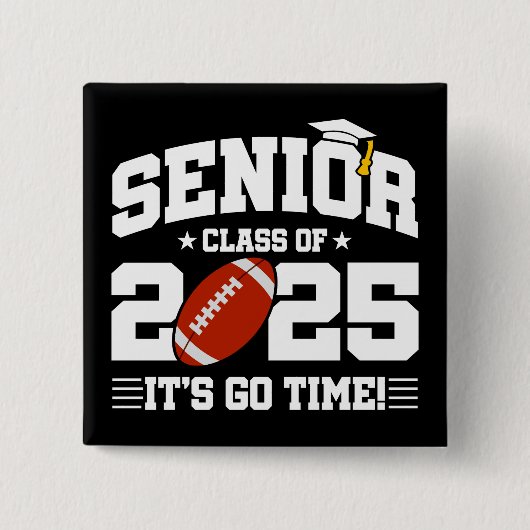 Fußball-Mannschaftsklasse 2025 Abschluss Senior 20 Button (Vorderseite)