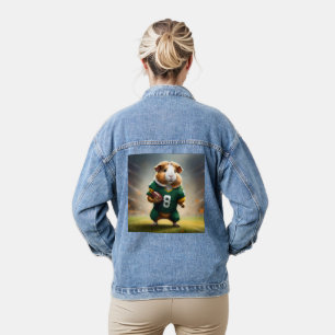 Fußball Meerschweinchen, Jeansjacke