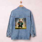 Fußball Meerschweinchen, Jeansjacke (Hangar)