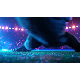 Fußball-Megastadion Zweifarbige Tasse