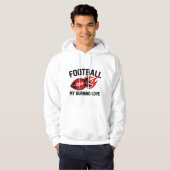 Fußball Meine brennende Liebe Hoodie (Vorne ganz)