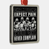 Fußball-Meister Silbernes Ornament (Rechts)