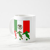Fußball-Mexiko-Tasse Kaffeetasse (Vorderseite Links)