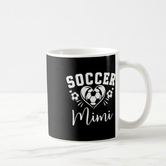 Fußball Mimi Fußball Herz  Kaffeetasse (Rechts)