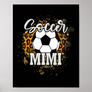 Fußball Mimi Vintage Fußball Familie passende T-Sh Poster