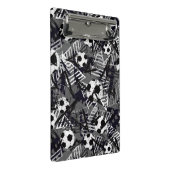 Fußball Mini Klemmbrett (Schrägansicht)