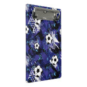 Fußball Mini Klemmbrett (Schrägansicht)