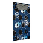 Fußball Mini Klemmbrett (Schrägansicht)