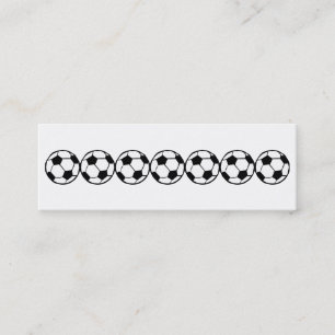 Fußball Mini Visitenkarte