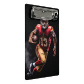 Fußball-Mini-Zwischenablage Mini Klemmbrett (Schrägansicht)