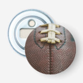 Fußball mit benutzerdefiniertem Text Button Flasch Flaschenöffner (Vorderseite)