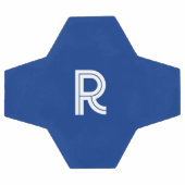 Fußball mit blau (Flach)