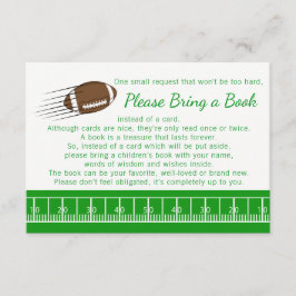 Fußball mit Buchkarten Begleitkarte