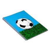 Fußball mit dem Herzen customizeable Notizblock (Rechte Seite)