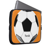 Fußball mit dem Namen Laptop Electronics Bag Laptopschutzhülle (Vorne Rechts)