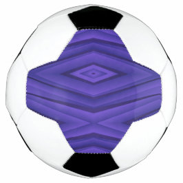 Fußball mit geometrischem Muster