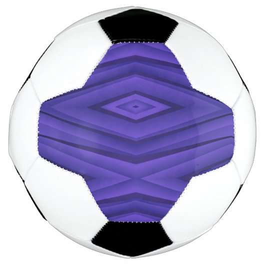 Fußball mit geometrischem Muster (Vorderseite)
