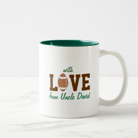 Fußball"mit Liebe" Geschenk Tasse (Rechts)