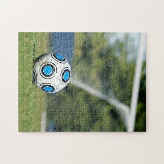 Fußball mit Ziel Puzzle (Horizontal)