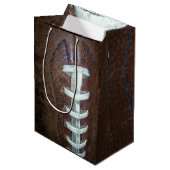 Fußball Mittlere Geschenktüte (Vorderseite Schrägansicht)