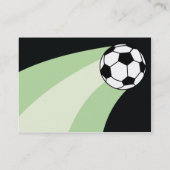 Fußball - mollig visitenkarte (Rückseite)